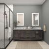 imageDeco 79 Wooden Room Wall Mirror Minimalistic Rectangle Entryway Mirror Wall Mounted Mirror 24quot x 1quot x 42quot White