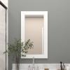 imageDeco 79 Wooden Room Wall Mirror Minimalistic Rectangle Entryway Mirror Wall Mounted Mirror 24quot x 1quot x 42quot White