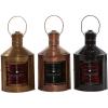 imageDeco 79 Wooden Standing Decorative Candle Lantern 8quot x 8quot x 28quot WhiteMulticolor