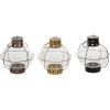 imageDeco 79 Wooden Standing Decorative Candle Lantern 8quot x 8quot x 28quot WhiteMulticolor