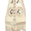 imageDeco 79 Wooden Standing Decorative Candle Lantern 8quot x 8quot x 28quot WhiteWhite