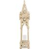 imageDeco 79 Wooden Standing Decorative Candle Lantern 8quot x 8quot x 28quot WhiteWhite