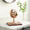 imageThe Novogratz Aluminum Globe 7quot x 7quot x 11quot Rose Gold7 x 7 x 11