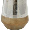 imageThe Novogratz Glass Decorative Candle Lantern with Faux Mercury Glass Finish 7quot x 7quot x 9quot Gold7 x 7 x 9