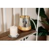 imageThe Novogratz Glass Decorative Candle Lantern with Faux Mercury Glass Finish 7quot x 7quot x 9quot GoldSMALL SIZE Pack of 2