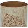 imageWoodland Imports Leaf Patterned Metal Candle Holder Set of 3
