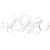 imageCosmoLiving by Cosmopolitan Metal Room Wall Mirror Bubble Cluster Entryway Mirror Wall Mounted Mirror 22quot x 3quot x 40quot Gold54L x 23W