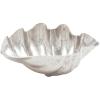 imageDeco 79 Aluminum Metal Shell Decorative Decorative Bowl Shell Decorative Container Decorative Keepsake Box 17quot x 11quot x 7quot SilverSilver