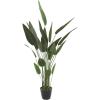 imageDeco 79 Faux Foliage Bird of Paradise Artificial Plant with Black Fluted Pot 21quot x 21quot x 61quot Green21 x 21 x 61