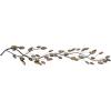 imageDeco 79 Metal Leaf Home Wall Decor Wall Sculpture Wall Art 48quot x 1quot x 12quot BlueBrown