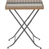 imageDeco 79 Metal Side End Accent Table End Table Side Table 21quot x 14quot x 25quot GoldGold