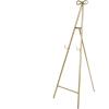 imageDeco 79 Metal Tall Adjustable Display Stand Easel with Bow Top 25quot x 32quot x 65quot Gold20 x 27 x 53