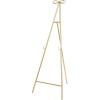 imageDeco 79 Metal Tall Adjustable Display Stand Easel with Bow Top 25quot x 32quot x 65quot Gold25 x 32 x 65