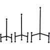 imageDeco 79 Modern Metal Rectangle Ball Details Easel 14quot 12quot 10quot 8quotH Blackblack