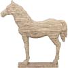 imageDeco 79 Polystone Horse Decorative Sculpture Home Decor Statue Accent Figurine 22quot x 7quot x 25quot BrownBeige