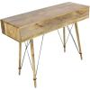 imageDeco 79 Sofa Foyer Living Room Entry Way Hallway Modern Wood Console Table 42quot L x 18quot W x 31quot H BlackBrownLight BrownBlack