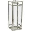 imageDeco 79 Stainless Steel Pillar Candle Lantern 10quot x 10quot x 21quot GoldSilver