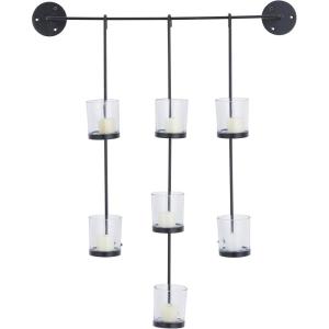 imageCosmoLiving by Cosmopolitan Metal Solid Wall Sconce 23quot x 6quot x 27quot Black