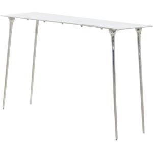 imageDeco 79 Aluminum Metal Console Table 50quot x 15quot x 31quot SilverSilver