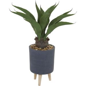 imageDeco 79 Faux Foliage Agave Artificial Plant with Gray Ceramic Pot 28quot x 28quot x 32quot Green