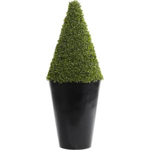 imageDeco 79 Faux Foliage Date Palm Artificial Plant with White Fiberglass Pot 20quot x 21quot x 42quot GreenBlack