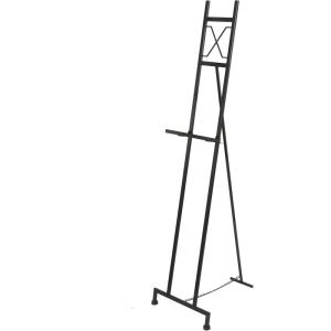 imageDeco 79 Metal Display Easel Large Adjustable 3 Tier Floor Standing Easel with Chain Support Display Stand 16quot x 19quot x 57quot GoldBlack