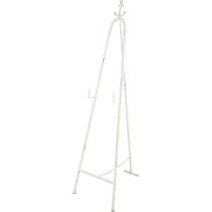 imageDeco 79 Metal Extra Large Free Standing Adjustable Display Stand Easel with Foldable Stand 24quot x 17quot x 70quot BlackWhite
