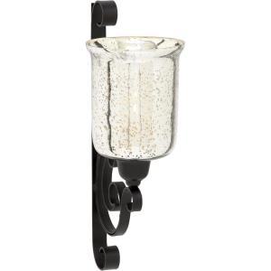 imageDeco 79 Metal Single Candle Wall Sconce 11quot x 7quot x 20quot Brown20 H x 11 L