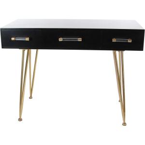 imageDeco 79 Sofa Foyer Living Room Entry Way Hallway Modern Wood Console Table 42quot L x 18quot W x 31quot H BlackBlack