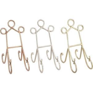 imageDeco 79 Traditional Metal Easel 6quot x 9quot x 18quot BlackMulti Colored