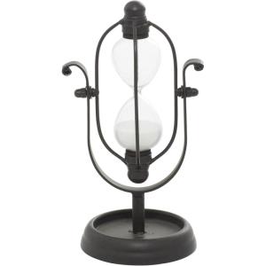 imageDeco 79 Traditional Metal Solid Timer 4quot x 4quot x 8quot BlackBlack