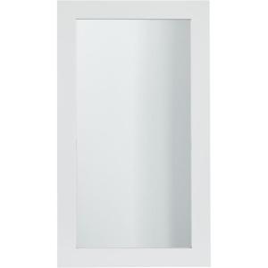 imageDeco 79 Wooden Room Wall Mirror Minimalistic Rectangle Entryway Mirror Wall Mounted Mirror 24quot x 1quot x 42quot White