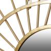 imageCosmoLiving by Cosmopolitan Contemporary Metal Wall Framed Mirror for Bedroom Bathroom Or Entryway Over Mantel Couch or Console Table 22quot x 34 Gold