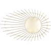 imageCosmoLiving by Cosmopolitan Contemporary Metal Wall Framed Mirror for Bedroom Bathroom Or Entryway Over Mantel Couch or Console Table 22quot x 34 Gold
