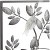 imageDeco 79 Metal Bird Wall Decor 37quot x 1quot x 18quot BlackGrey