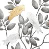 imageDeco 79 Metal Bird Wall Decor 37quot x 1quot x 18quot BlackGrey