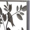 imageDeco 79 Metal Bird Wall Decor 37quot x 1quot x 18quot BlackGrey