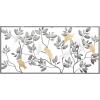 imageDeco 79 Metal Bird Wall Decor 37quot x 1quot x 18quot BlackGrey