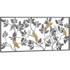 imageDeco 79 Metal Bird Wall Decor 37quot x 1quot x 18quot BlackGrey
