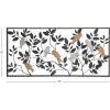 imageDeco 79 Metal Bird Wall Decor 37quot x 1quot x 18quot BlackGrey