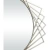 imageDeco 79 Metal Geometric Wall Mirror 42quot x 2quot x 42quot BlackSilver