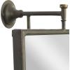 imageDeco 79 Metal Handmade Room Wall Mirror Dimensional Entryway Mirror Wall Mounted Mirror 14quot x 7quot x 28quot BlackBlack