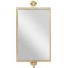 imageDeco 79 Metal Handmade Room Wall Mirror Dimensional Entryway Mirror Wall Mounted Mirror 14quot x 7quot x 28quot BlackGold
