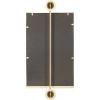 imageDeco 79 Metal Handmade Room Wall Mirror Dimensional Entryway Mirror Wall Mounted Mirror 14quot x 7quot x 28quot BlackGold