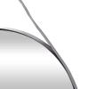 imageDeco 79 Metal Hanging Wall Mirror Set of 3 20quot 13quot 10quotW Dark GrayBlack