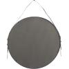 imageDeco 79 Metal Hanging Wall Mirror Set of 3 20quot 13quot 10quotW Dark GrayBlack