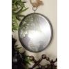 imageDeco 79 Metal Hanging Wall Mirror Set of 3 20quot 13quot 10quotW Dark GrayDark Gray