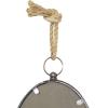 imageDeco 79 Metal Hanging Wall Mirror Set of 3 20quot 13quot 10quotW Dark GrayGray