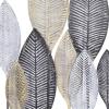 imageDeco 79 Metal Leaf Home Wall Decor Tall CutOut Wall Sculpture with Intricate Laser Cut Designs Wall Art 59quot x 1quot x 37quot BronzeBronze