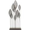 imageDeco 79 Metal Leaf Home Wall Decor Tall CutOut Wall Sculpture with Intricate Laser Cut Designs Wall Art 59quot x 1quot x 37quot BronzeBronze